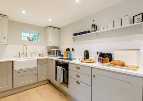 The kitchen at Azalea Barn, Lee
