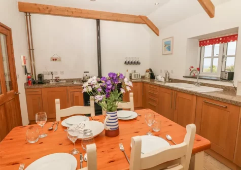 The dining area at Back Of Beyond, Porthmeor