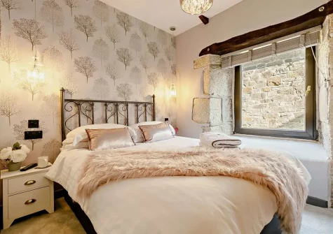 Bedroom #1 at Badgers At Langoose, Lanhydrock