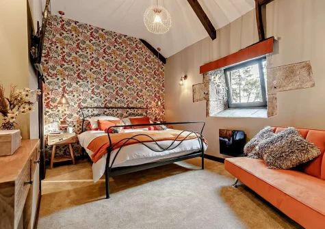 Bedroom #2 at Badgers At Langoose, Lanhydrock