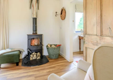 The living area at Bailey Lodge, Barnstaple