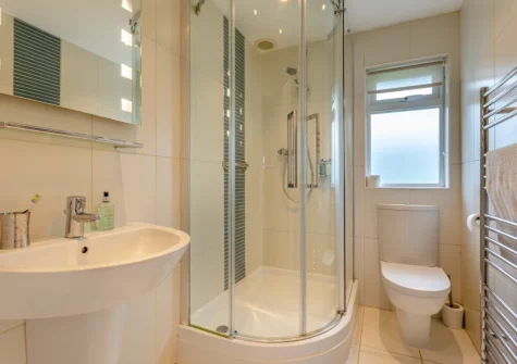 Bedroom #1 en-suite shower room at Bamboo, Croyde