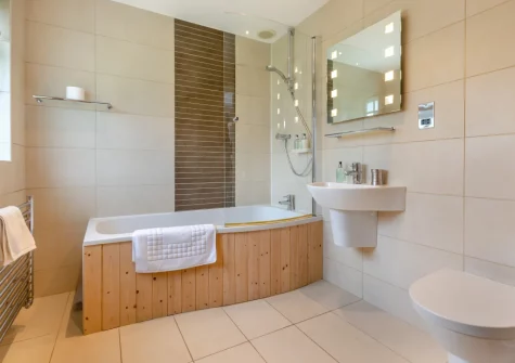 The bathroom at Bamboo, Croyde