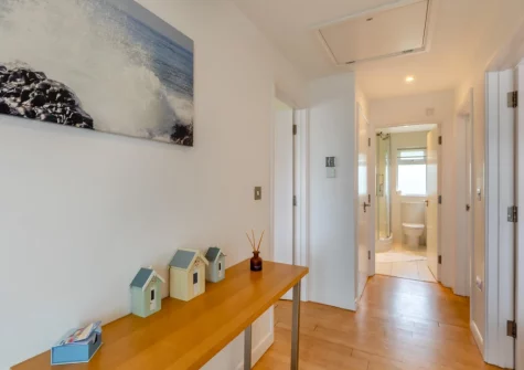 The hallway at Bamboo, Croyde