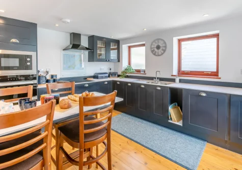 The kitchen at Barachy, Coverack
