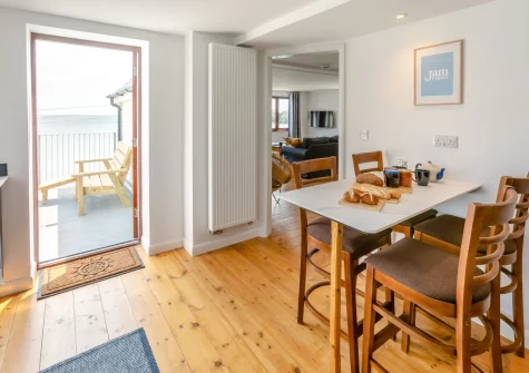 The kitchen at Barachy, Coverack
