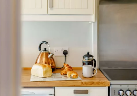 The kitchen at Barley Mow Cottage, North Nethercleave Farm, Umberleigh