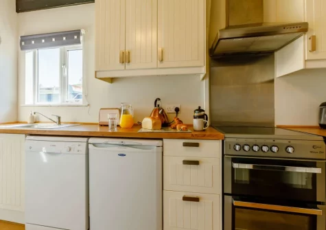The kitchen at Barley Mow Cottage, North Nethercleave Farm, Umberleigh