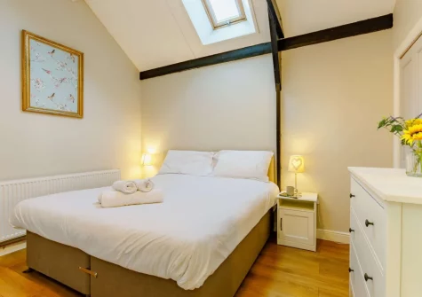 Bedroom #1 at Barley Mow Cottage, North Nethercleave Farm, Umberleigh