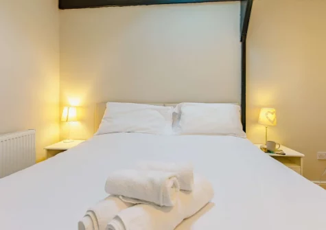 Bedroom #1 at Barley Mow Cottage, North Nethercleave Farm, Umberleigh