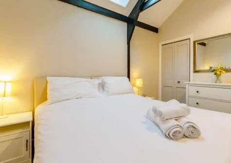 Bedroom #1 at Barley Mow Cottage, North Nethercleave Farm, Umberleigh