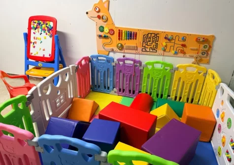 The shared games room at North Nethercleave Farm, Umberleigh