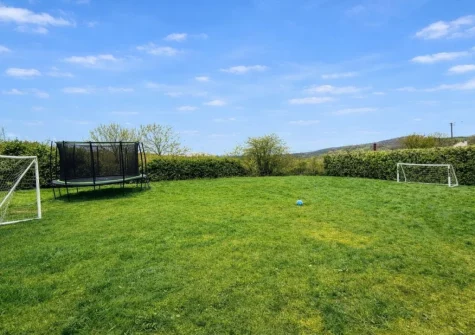 The shared play area at North Nethercleave Farm, Umberleigh