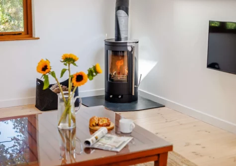 The living area at Barn at East Hele, Kings Nympton