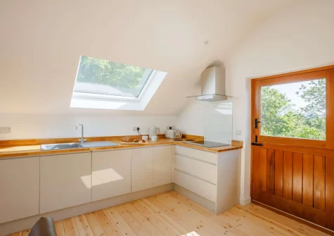 The kitchen at Barn at East Hele, Kings Nympton