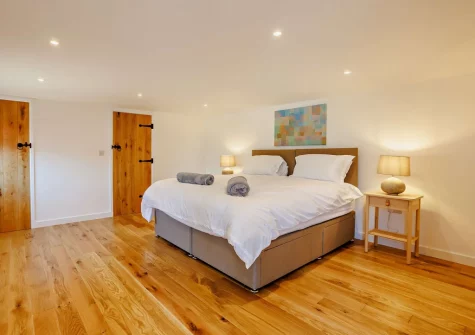 Bedroom #1 at Barn at East Hele, Kings Nympton