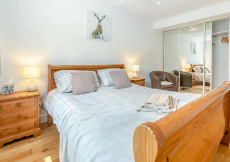 Bedroom #1 at Barn at Little Greenslade, Sampford Courteney