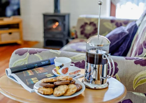 The living area at Barn Cottage, Brixham