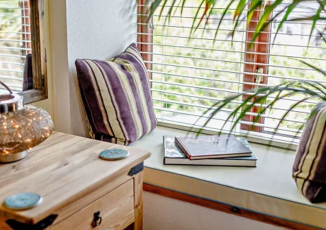 The living area at Barn Cottage, Brixham