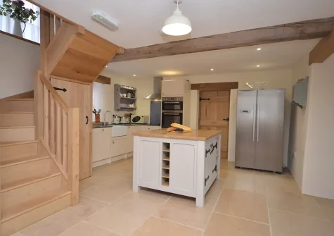 The kitchen at Barn View Hill Farm, Uplowman