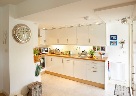 The kitchen at Barnacles, Fowey