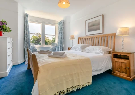 Bedroom #1 at Bars House, Trebetherick