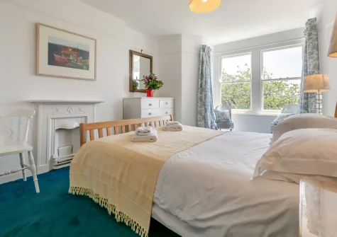 Bedroom #1 at Bars House, Trebetherick