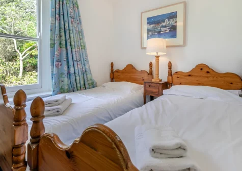 Bedroom #3 at Bars House, Trebetherick