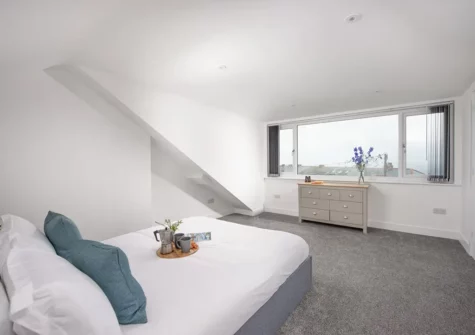Bedroom #1 at Bassett Cove, St Ives