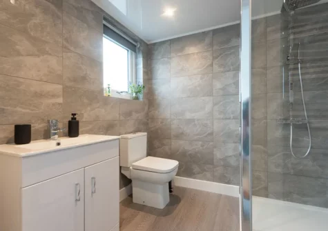 Bedroom #1 en-suite at Bassett Cove, St Ives