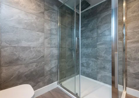 Bedroom #1 en-suite at Bassett Cove, St Ives