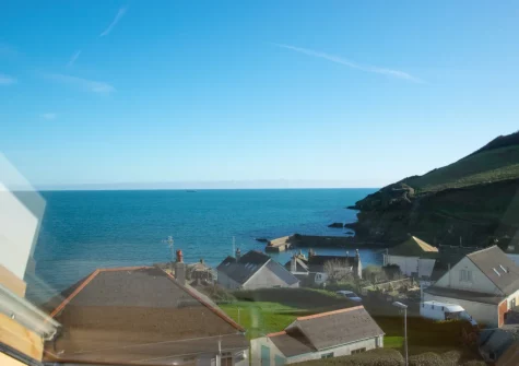 The view from bedroom #3 at Bay Cottage, Gorran Haven