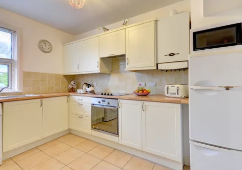 The kitchen at Bay House, Looe
