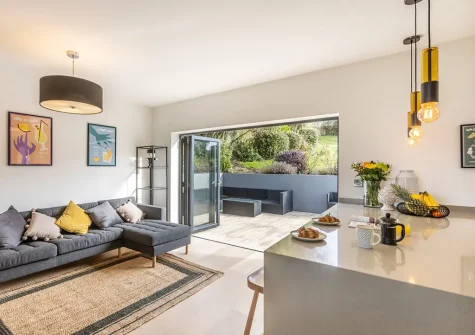 The living area at Bay Ridge, Appledore