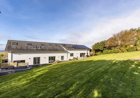The rear tiered garden at Bay Ridge, Appledore