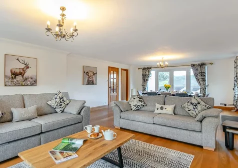 The living area at Bay Side, Northam