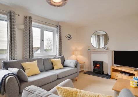 The living room at Bay Tree Cottage, Padstow