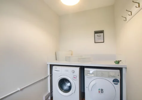 The utility room at Bay Tree Cottage, Padstow