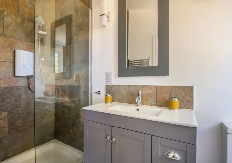 Bedroom #3 en-suite shower room at Bay Tree, Crackington Haven