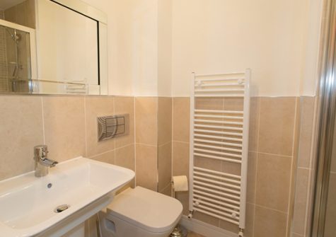 The bathroom @ Bay View Apartment, St Austell