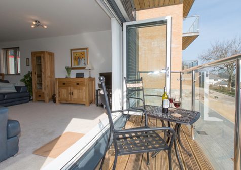 The balcony @ Bay View Apartment, St Austell