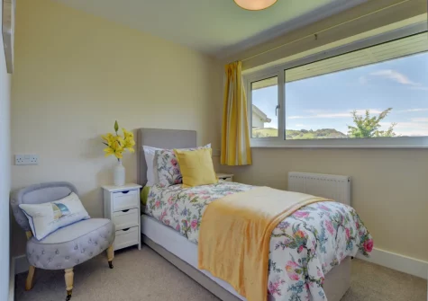 Bedroom #3 at Bay View Bungalow, Combe Martin