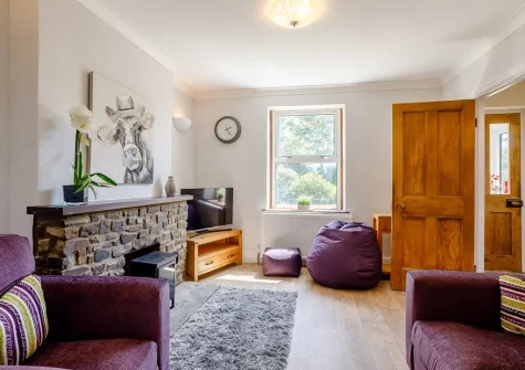 The cozy snug at Bay View Greencliff, Abbotsham