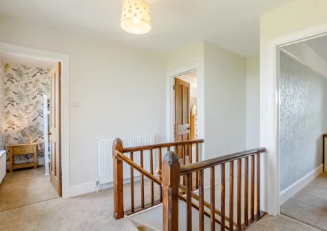 The first floor landing at Bay View Greencliff, Abbotsham