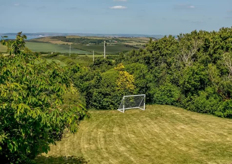 The garden at Bay View Greencliff, Abbotsham