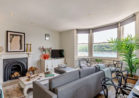 The living area at Bayards View, Dartmouth