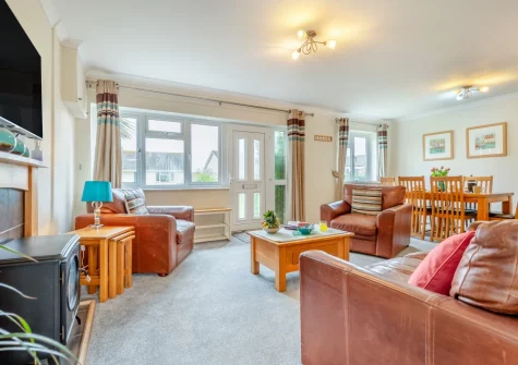 The living area at Bays Reach, Tregolds