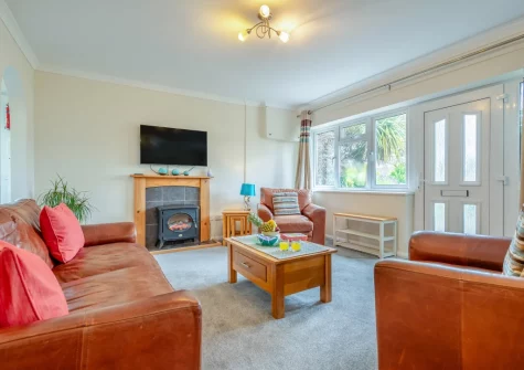 The living area at Bays Reach, Tregolds