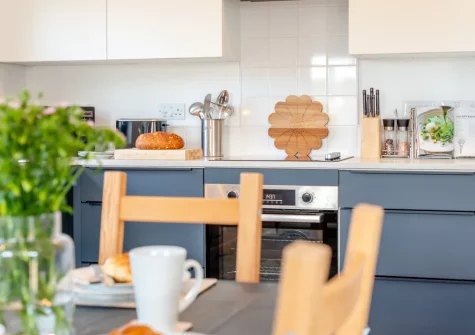 The kitchen at Beach Combers, Widemouth Bay