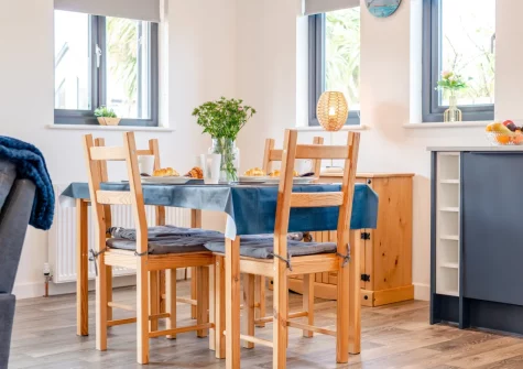 The dining area at Beach Combers, Widemouth Bay
